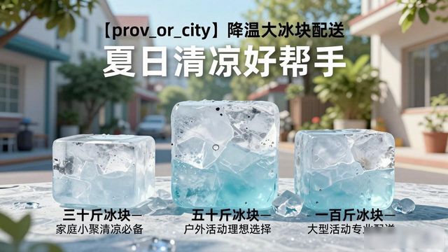 淮安降温大冰块配送_海鲜排档降温解决方案_高温天气大冰块配送